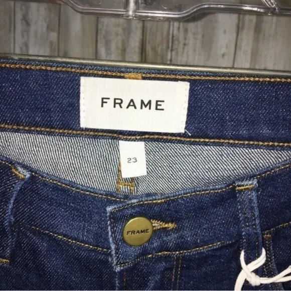 NWT FRAME Le Garçon Mid Rise Medium Wash Straight Leg Denim - Picture 4 of 11